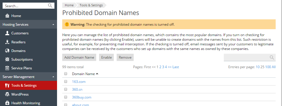 Prohoboted_domain_names