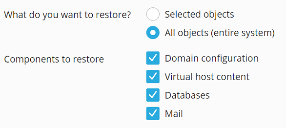 image components to restore