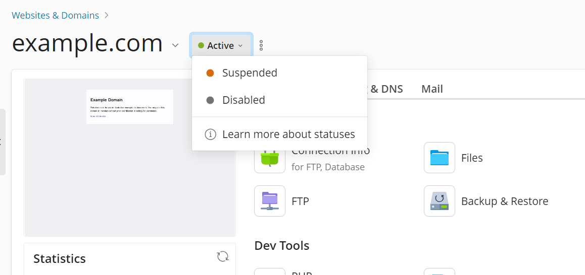 image status selector