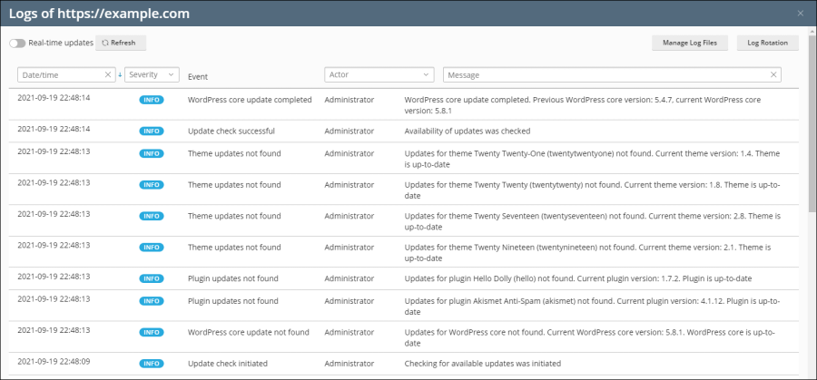 image wpt logs 2