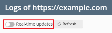 image wpt real time updates button