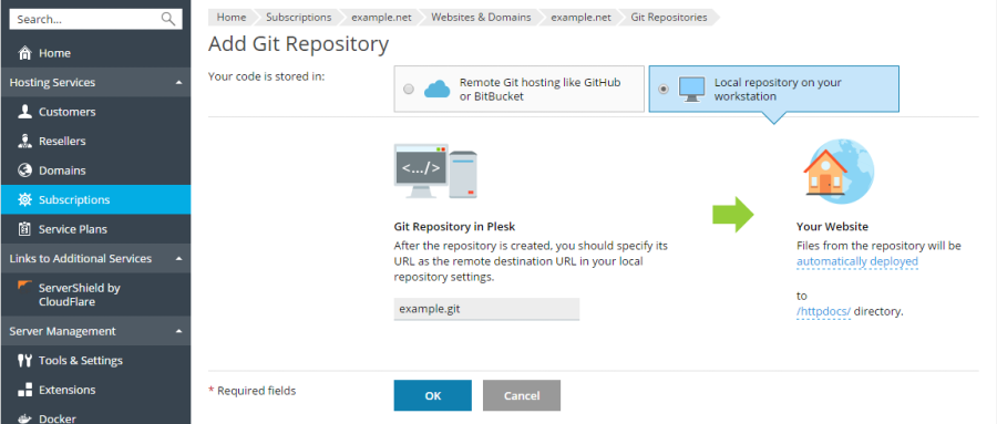 Online sample repository