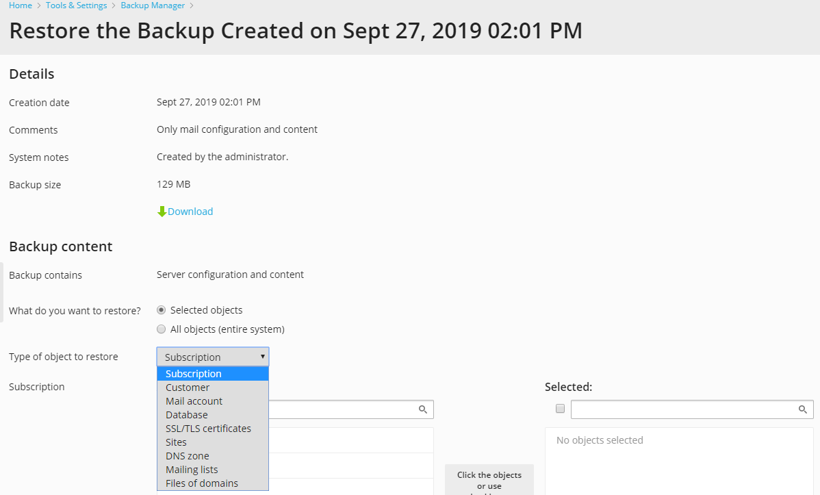 image-Backup-resoration-select-object