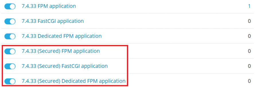 Plesk for Linux) Securing Outdated PHP Versions | Plesk Obsidian