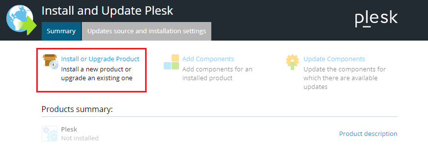  Installing Plesk for Linux Using Installer GUI 77222