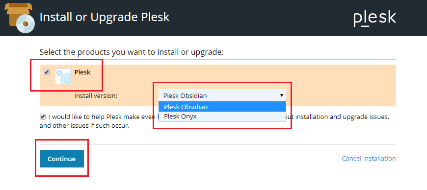  Installing Plesk for Linux Using Installer GUI 77223