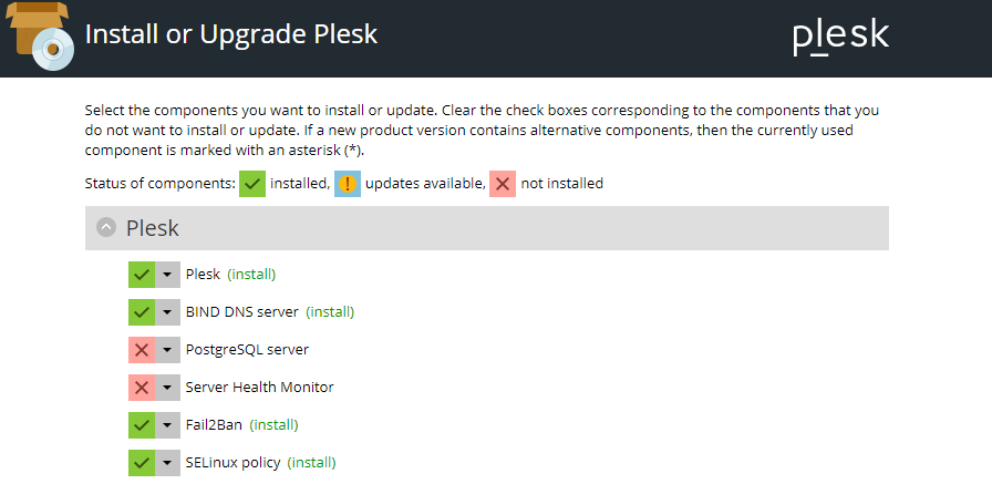  Installing Plesk for Linux Using Installer GUI 77225