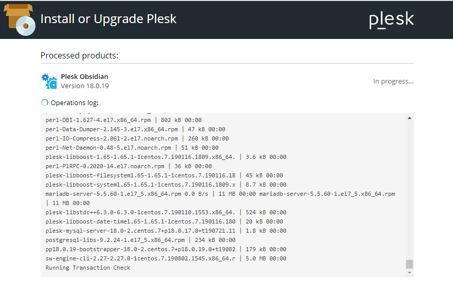  Installing Plesk for Linux Using Installer GUI 77227