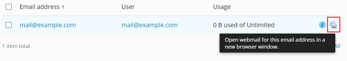 image webmail login link