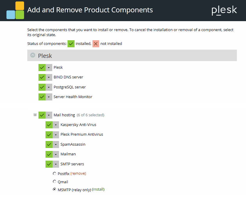 Postfix configuration file plesk webmail