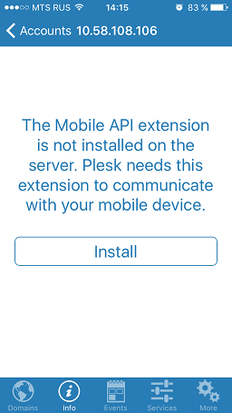 Managing Plesk From Mobile Devices Plesk Onyx Documentation