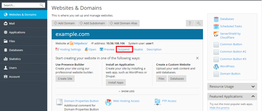 How to Suspend Domain Shared Hosting: Easy Steps to Follow