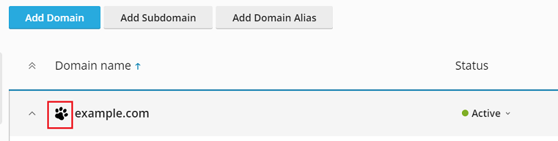 image custom favicon