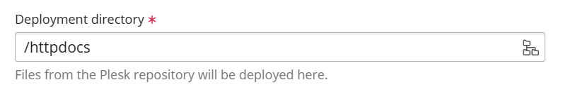 image deployment directory