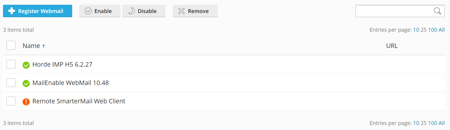 webmail management