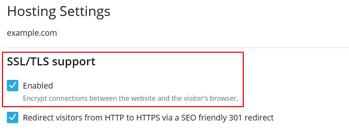 image ssl support