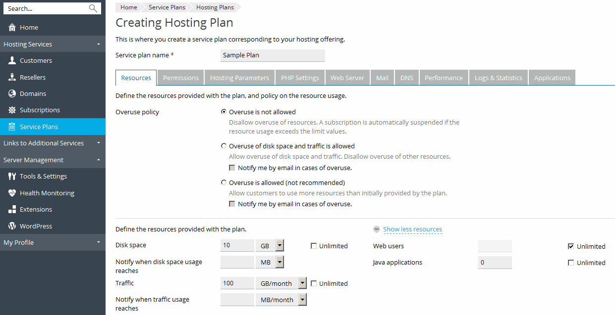 image-Service-PLan-create