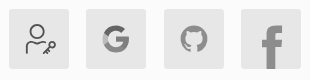 image social login icons