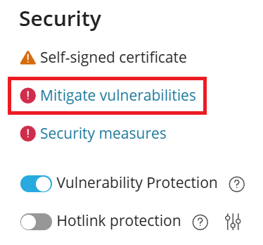 image mitigate vulnerabilities