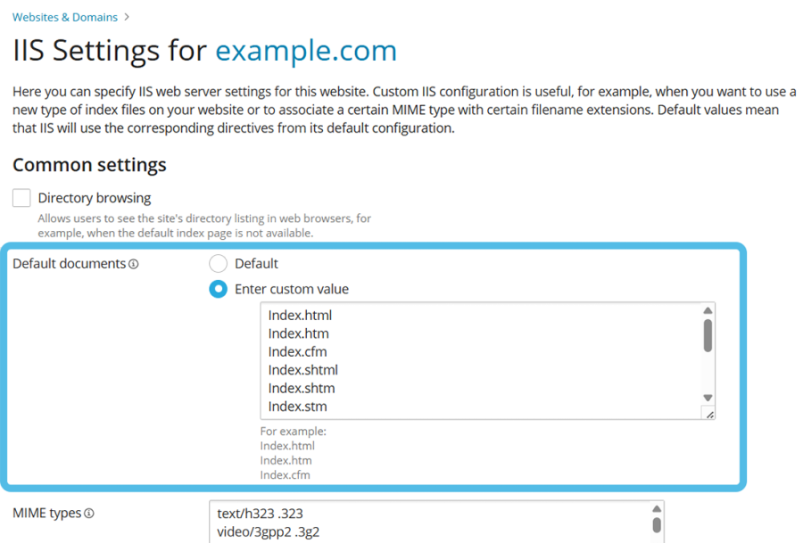 ウェブホスティングを管理する | Plesk Obsidian documentation