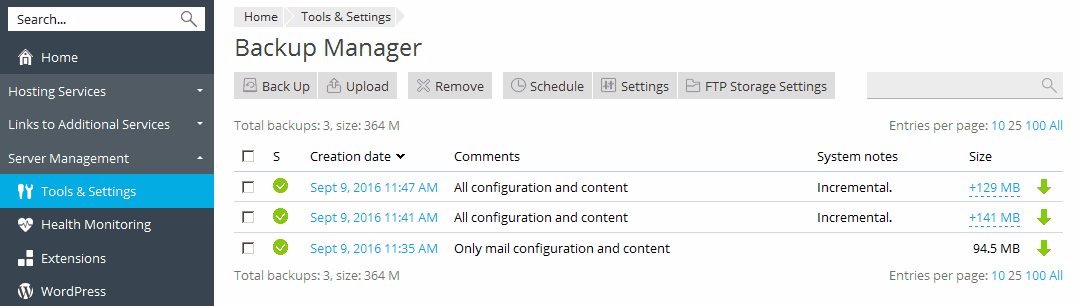 image-Backup-Incremental