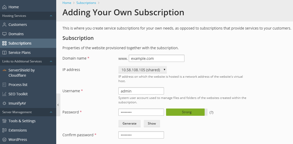 Subscription_Own