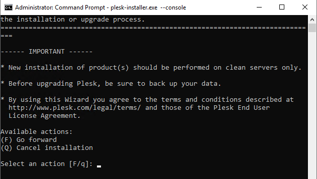 Установка Plesk Для Windows С Помощью Установщика В Консоли.
