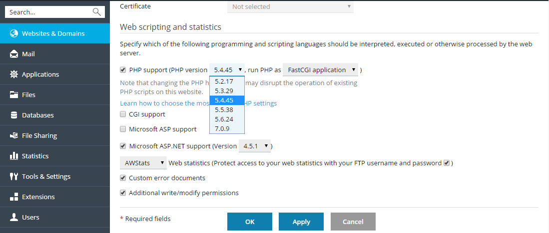 image-PHP-version
