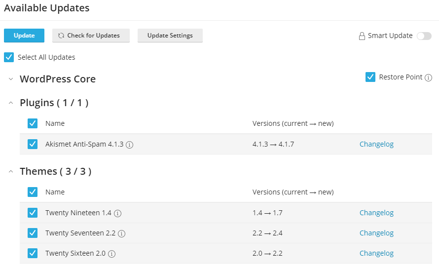 image available updates