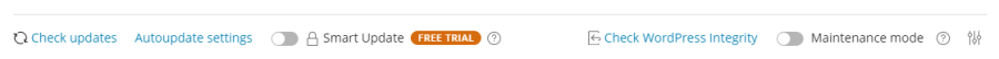 image status toolbar