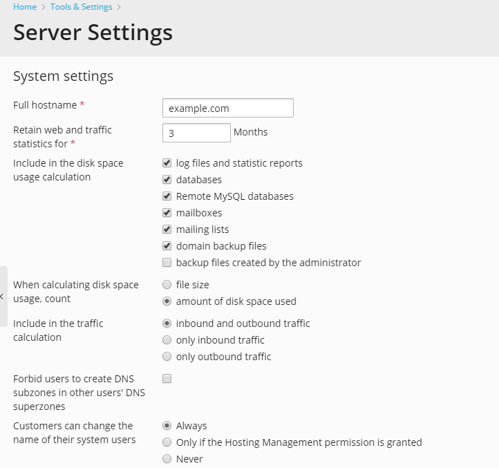 image-Server-Settings