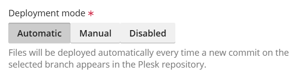 image deployment mode