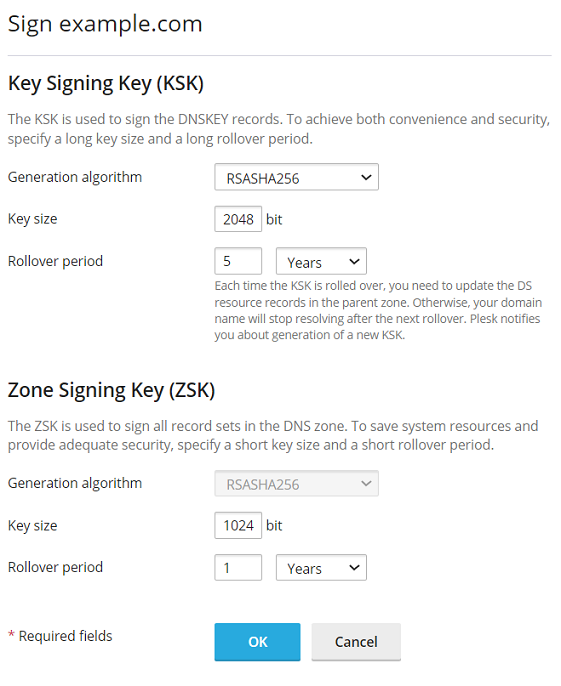 image DNSSEC signing